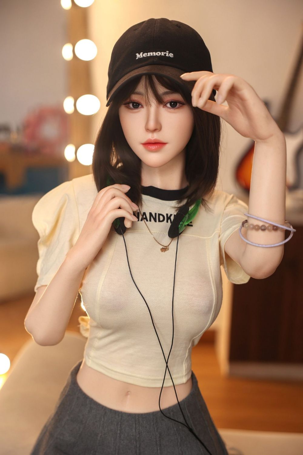 Picture of EU In Stock Asian Sex Doll 150cm C Cup Life Size Full Silicone Sex Doll - Anwen