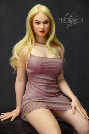 165cm B cup real silicone sex doll Lora normon doll